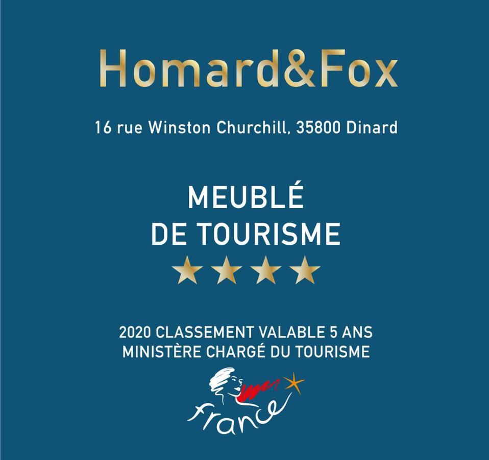 Homard And Fox, Appartement 2 Chambres 100M De La Mer 迪纳尔 外观 照片
